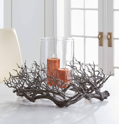 Halloween Dry Twig Garland Halloween Decoration Dlowing Black Tree Branches-labpiecesign