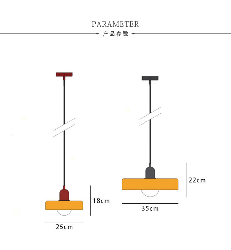Medieval Memphis Simple Bauhaus Pendant Light For Livingroom-labpiecesign