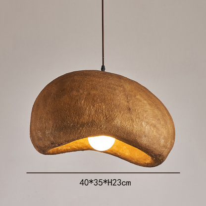 Nordic Cream Color High Texture Resin Khmara Lamp-labpiecesign