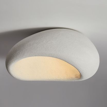 Wabi-sabi Style Resin Ceiling Lamp Japanese Style Master Bedroom Ceiling Light-labpiecesign