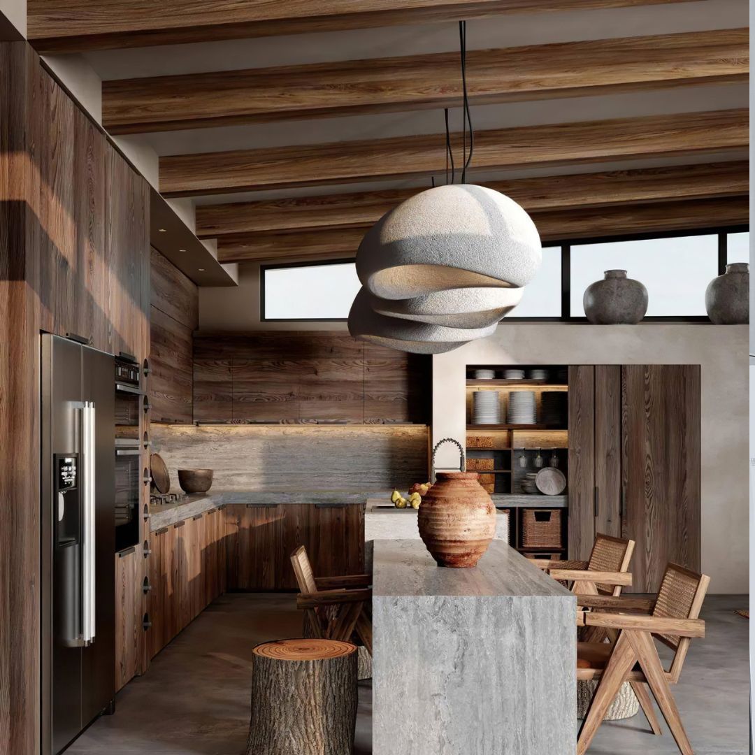 Wabi sabi Style Cream Color High Texture Resin Khmara Lamp-labpiecesign