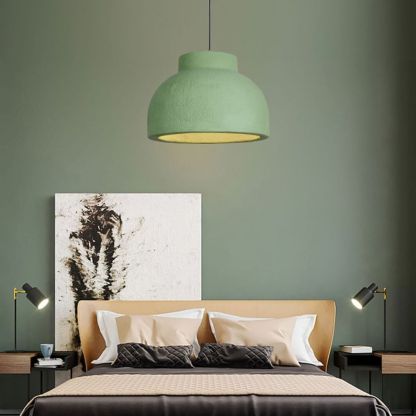 Wabi-Sabi Style Resin Bowl Shape Pendant Lamp-labpiecesign