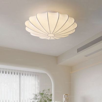 Silk Ceiling Lamp Japanese Wabi-Sabi Style Ceiling Light-labpiecesign