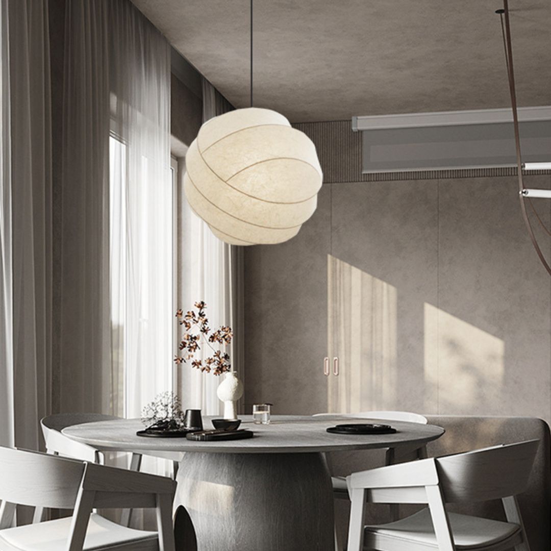 Homestay Creative Bedroom Study Room Japanese Style Silk Chandelier