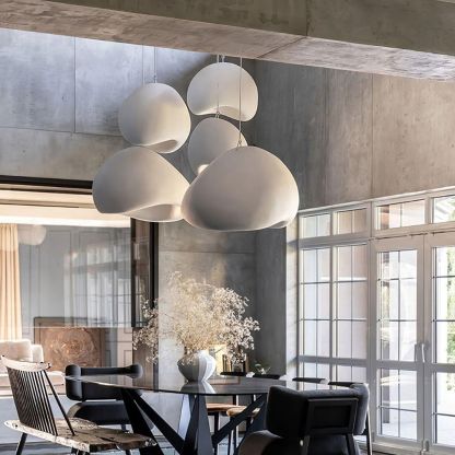 Wabi-Sabi Retro Resin Chandelier Nordic Pendant Light-labpiecesign