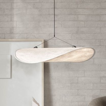 Nordic Style Whute Silk Tense Pendant Lamp-labpiecesign