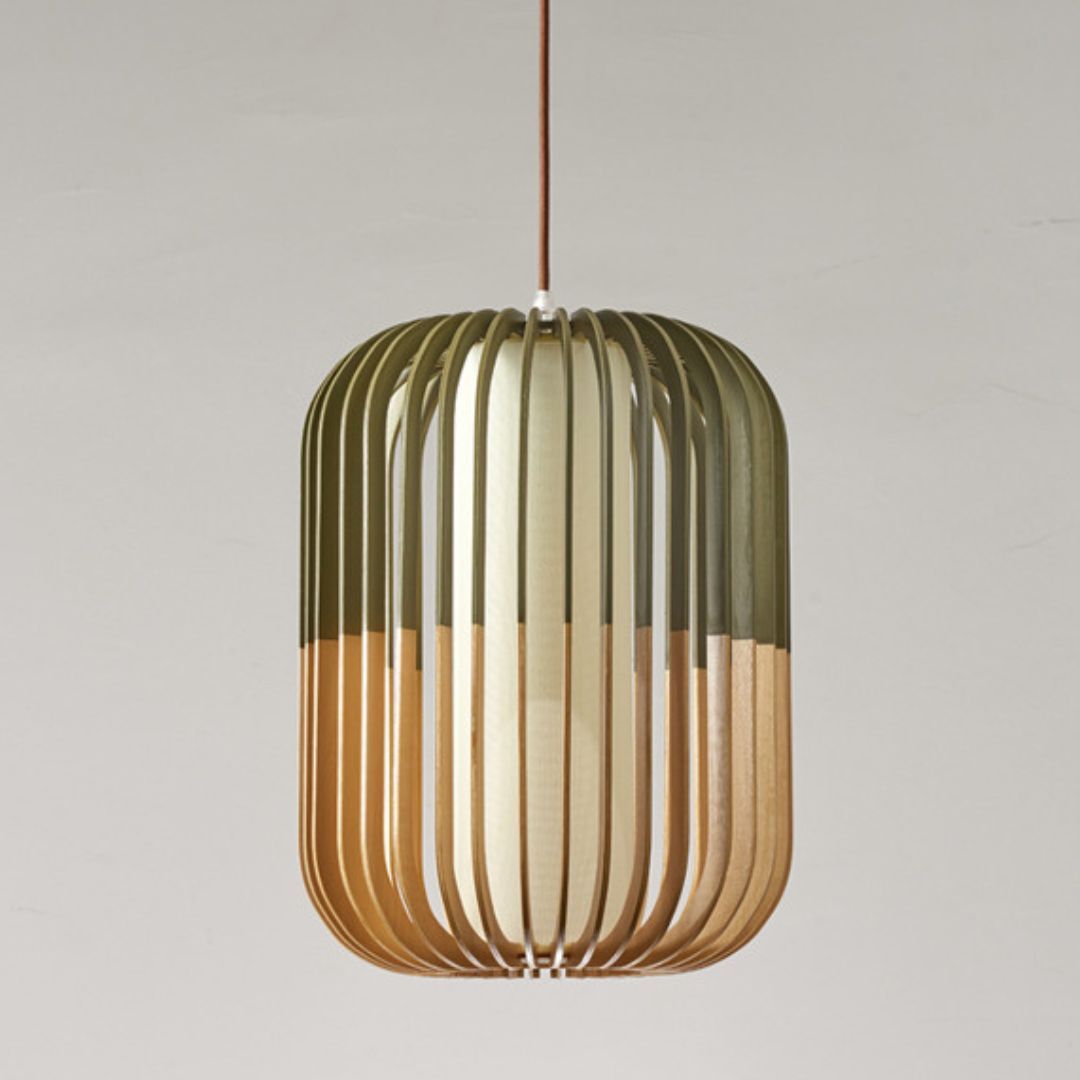 Natural Spectrum Colorful Wood Pendant Lamp-labpiecesign