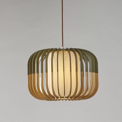Natural Spectrum Colorful Wood Pendant Lamp-labpiecesign