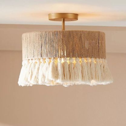 Bohemian Vintage Tassel Pendant Light For Indoor-labpiecesign