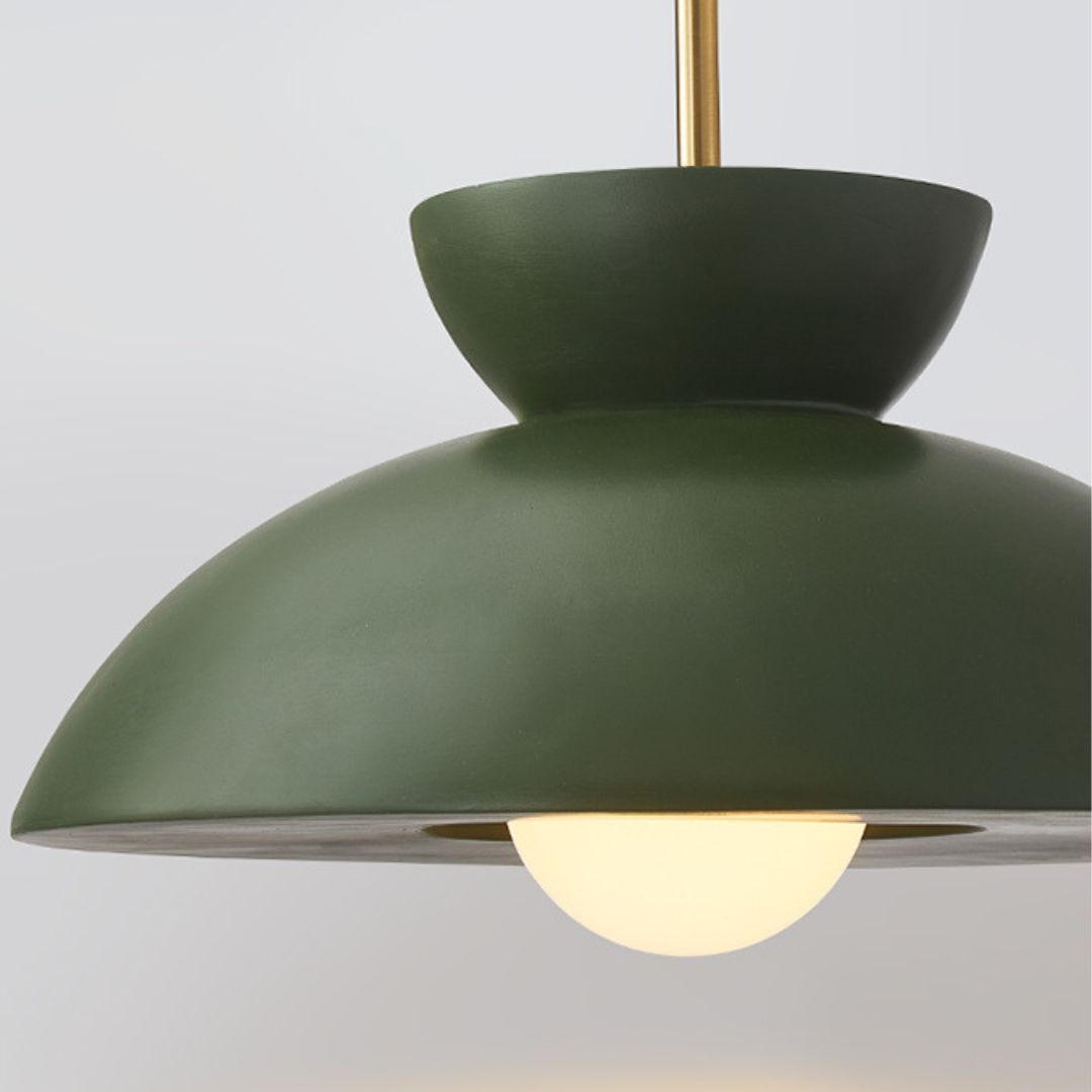 Modern Wabi-sabi Style Creative FLower Bud Lamp Cream Style Pendant Light