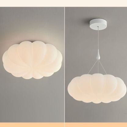 Cream Style Bedroom Lamp Nordic Ins Warm And Romantic Pumpkin Ceiling Lamp-labpiecesign