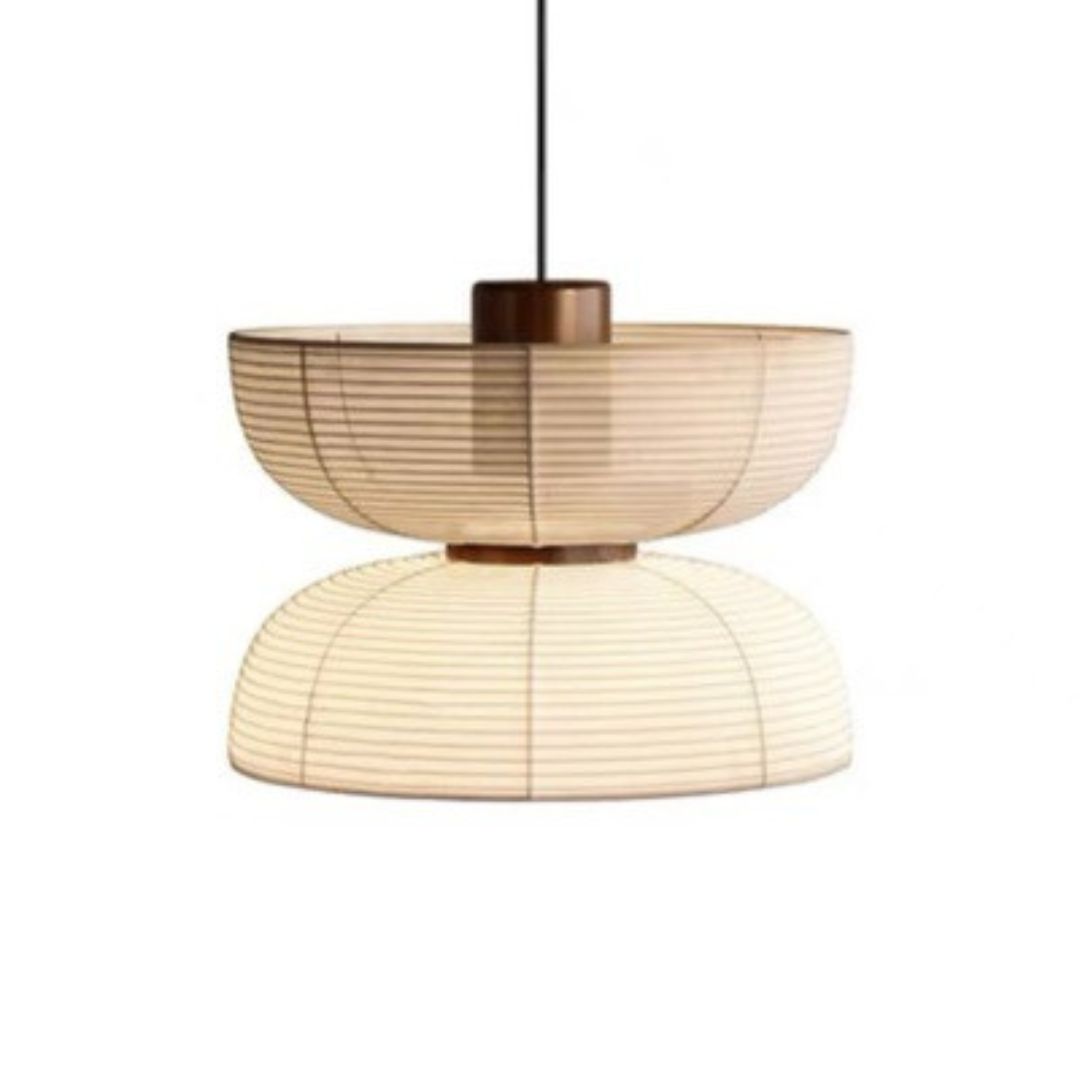 Japanese Style Wabi-sabi Style Pendant Light Restaurant Fabric Lamps