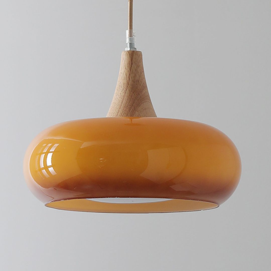 Medieval Vintage Restaurant Bar Persimmon Pendant Light-labpiecesign