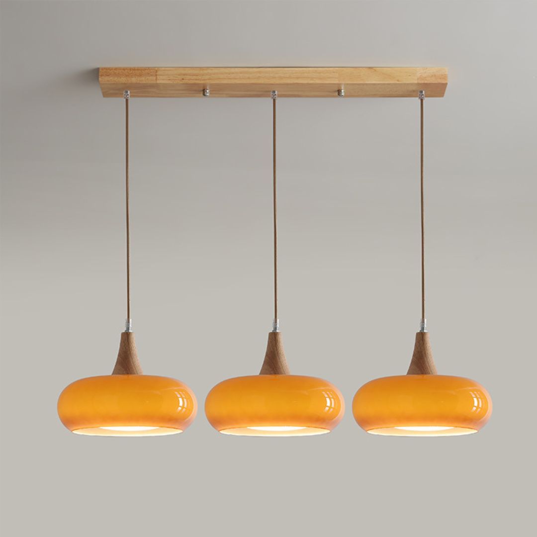 Medieval Vintage Restaurant Bar Persimmon Pendant Light-labpiecesign