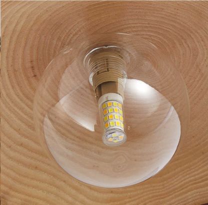 Japanese style solid wood pendant light bar lamps-labpiecesign