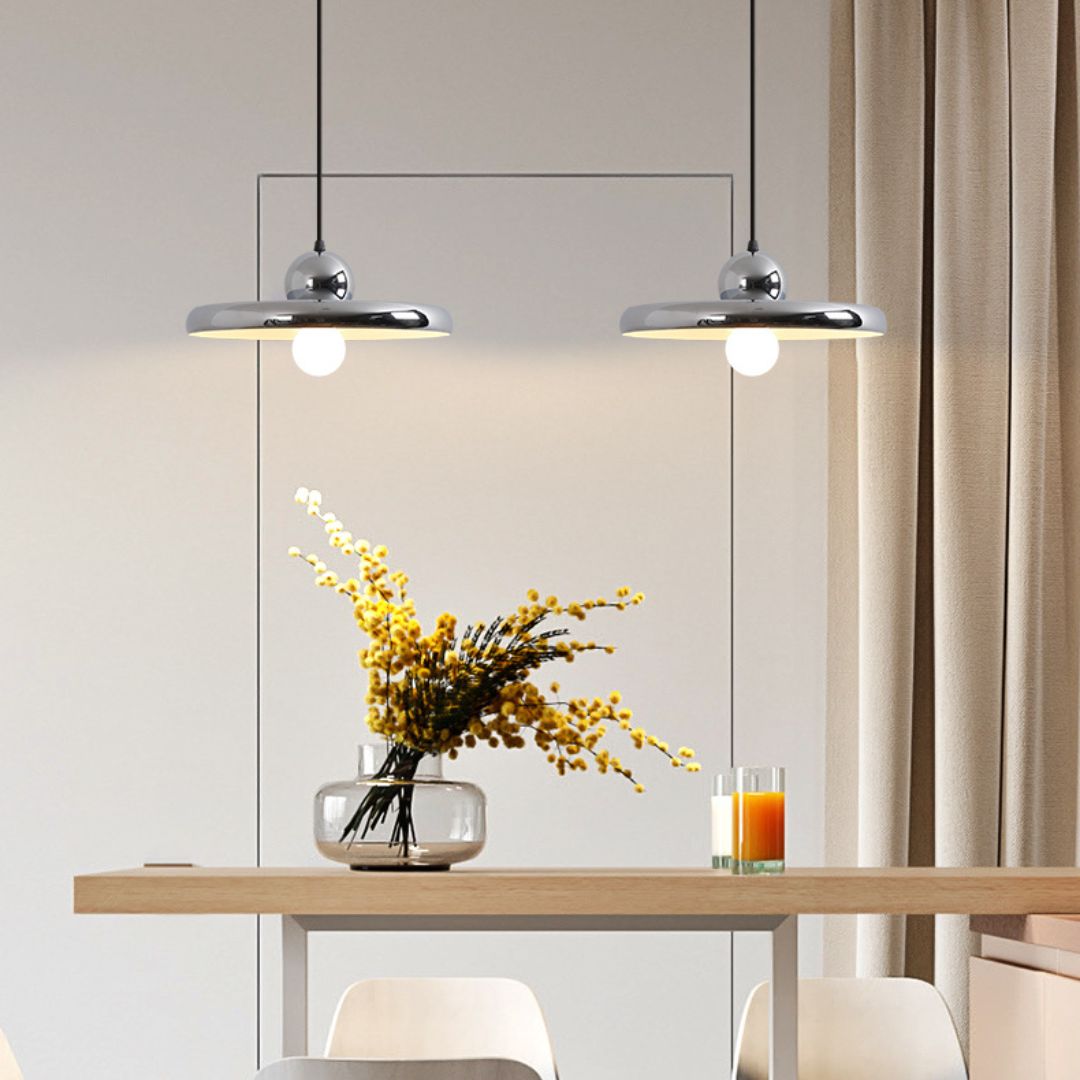 Minimalist Flying Saucer  Pendant light Medieval Bauhaus Light For Dining Room