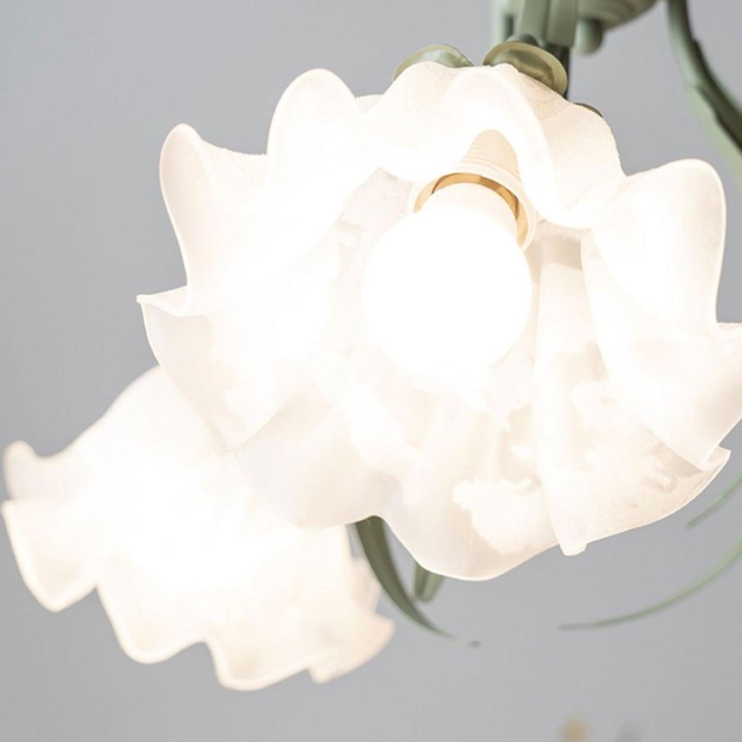 Lily of the Valley Flower Chandelier-labpiecesign