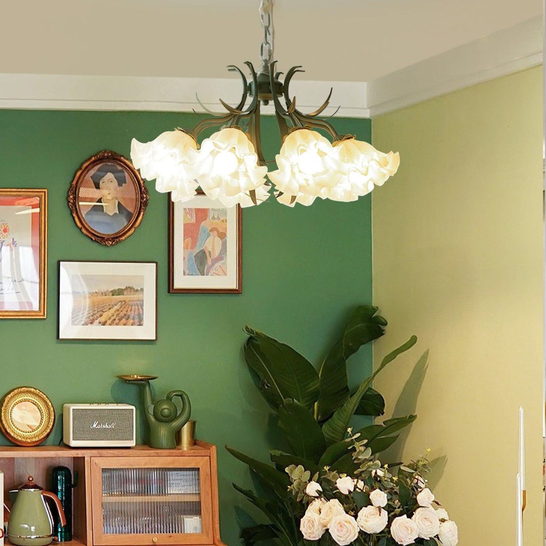 Lily of the Valley Flower Chandelier-labpiecesign