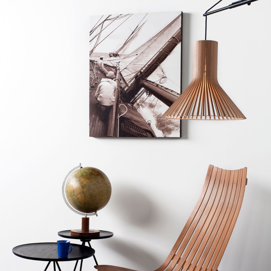 Japanese Style Creative Wooden Light Secto Pendant Lamp-labpiecesign