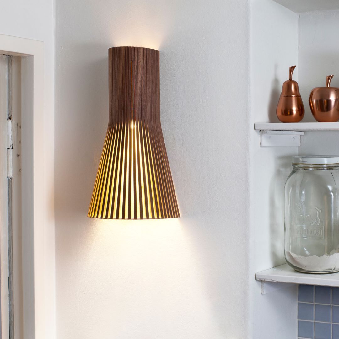 New Chinese Style Living Room Lamp Modern Minimalist Bamboo Wood Wall Lamp Uplight / downlight-labpiecesign