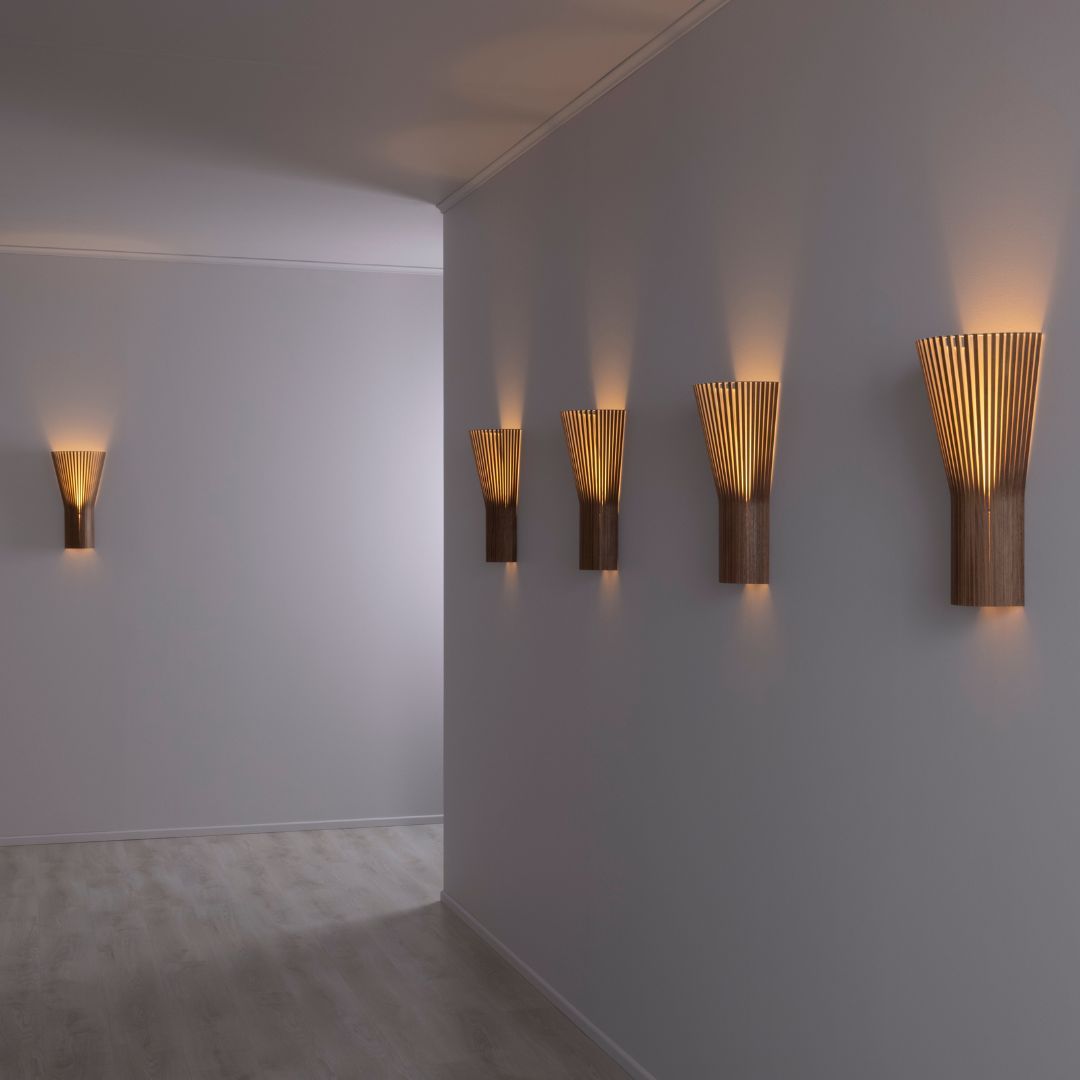 New Chinese Style Living Room Lamp Modern Minimalist Bamboo Wood Wall Lamp Uplight / downlight-labpiecesign