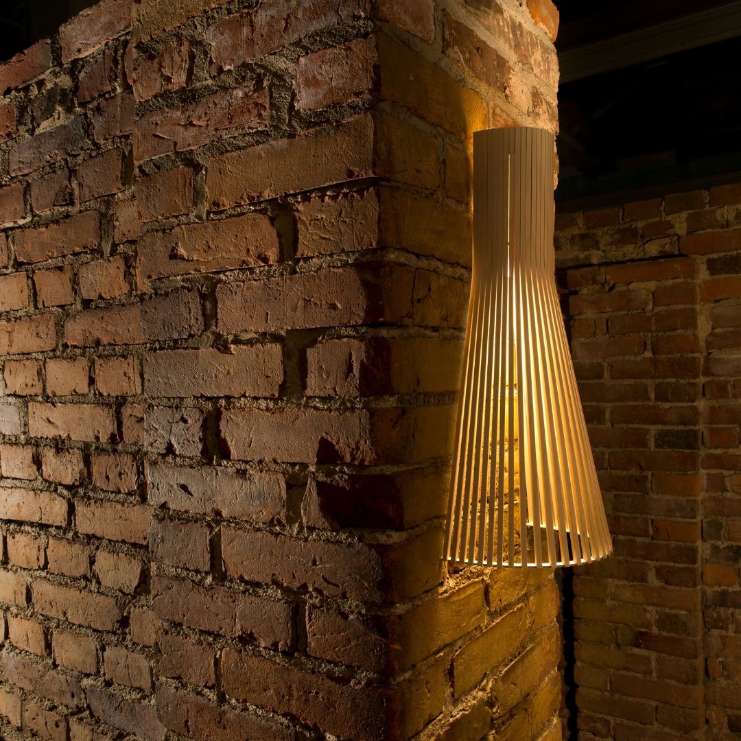 New Chinese Style Living Room Lamp Modern Minimalist Bamboo Wood Wall Lamp Uplight / downlight-labpiecesign