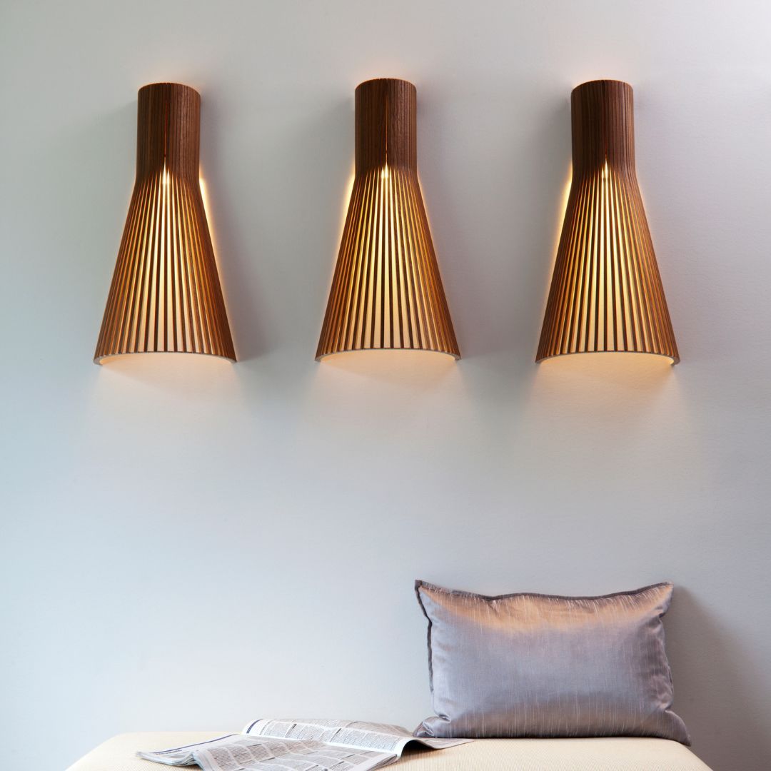 New Chinese Style Living Room Lamp Modern Minimalist Bamboo Wood Wall Lamp Uplight / downlight-labpiecesign