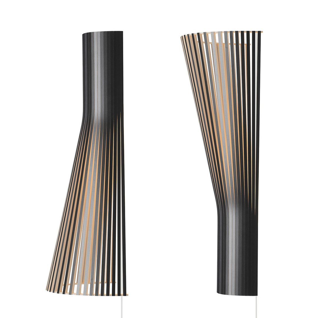 New Chinese Style Living Room Lamp Modern Minimalist Bamboo Wood Wall Lamp Uplight / downlight-labpiecesign