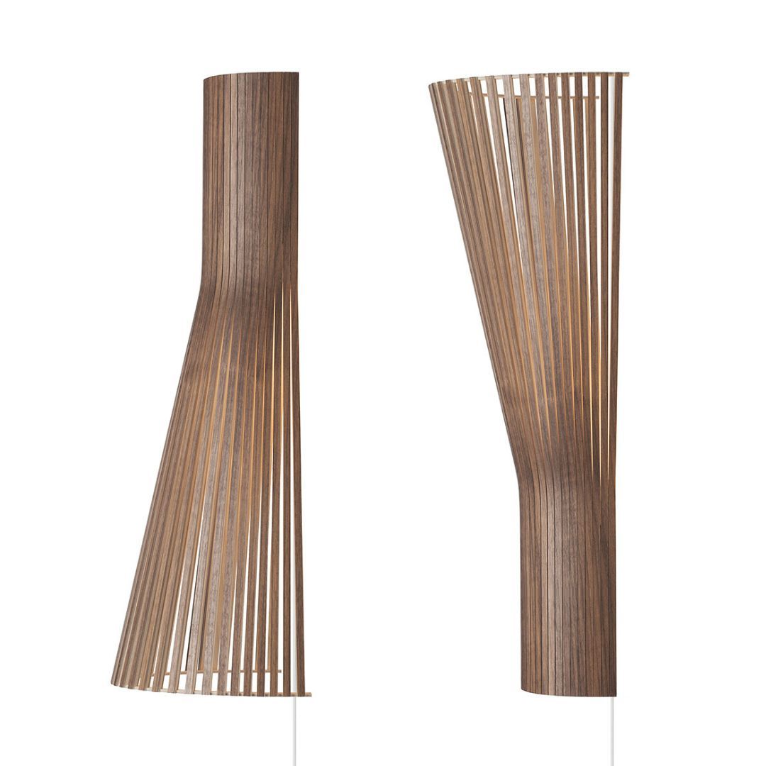 New Chinese Style Living Room Lamp Modern Minimalist Bamboo Wood Wall Lamp Uplight / downlight-labpiecesign