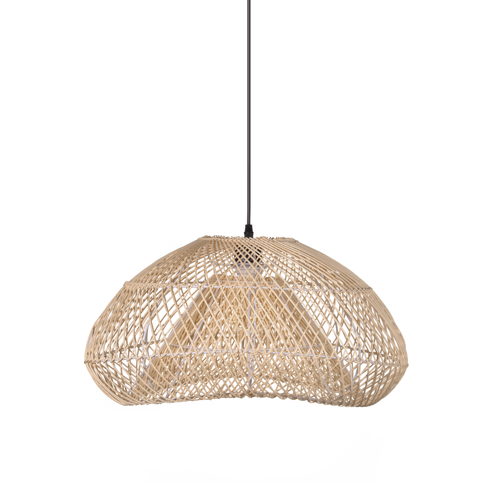 Handmade Bamboo Wicker Lampshade Vintage Rattan Pendant Light