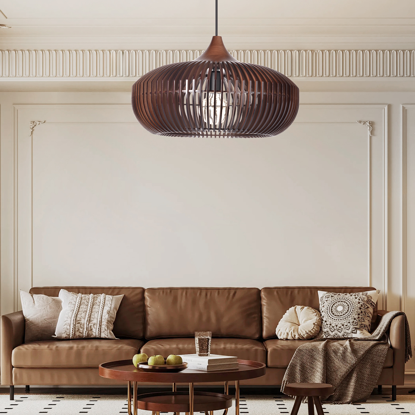 Japanese Solid Wooden High Quality Pendant Light-labpiecesign