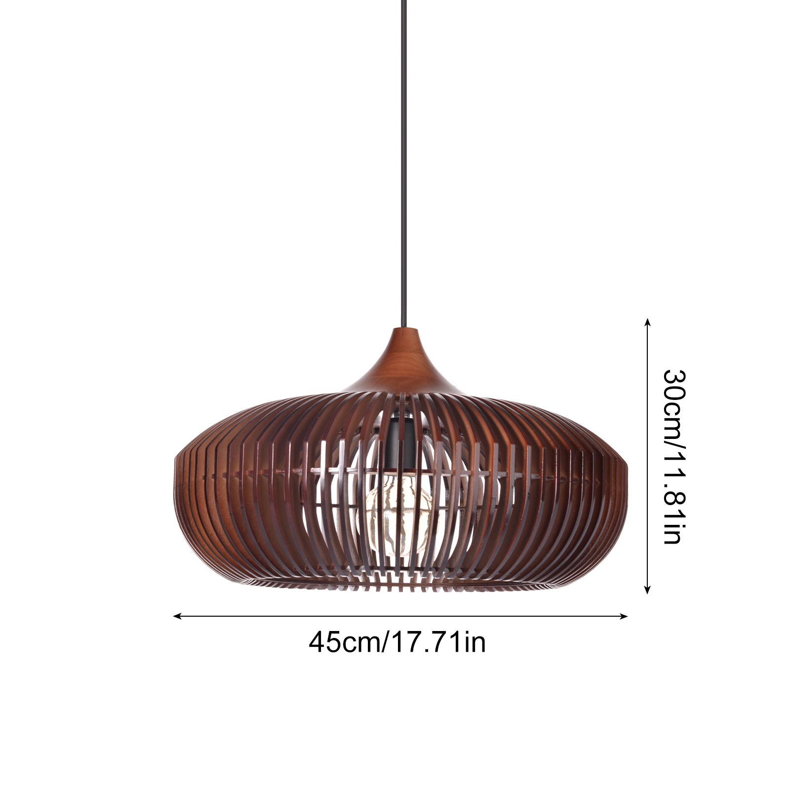Japanese Solid Wooden High Quality Pendant Light-labpiecesign