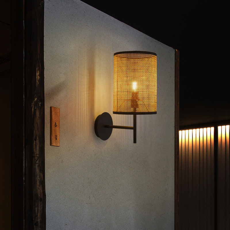 Japanese style wall lamp living room outdoor hallway wall light