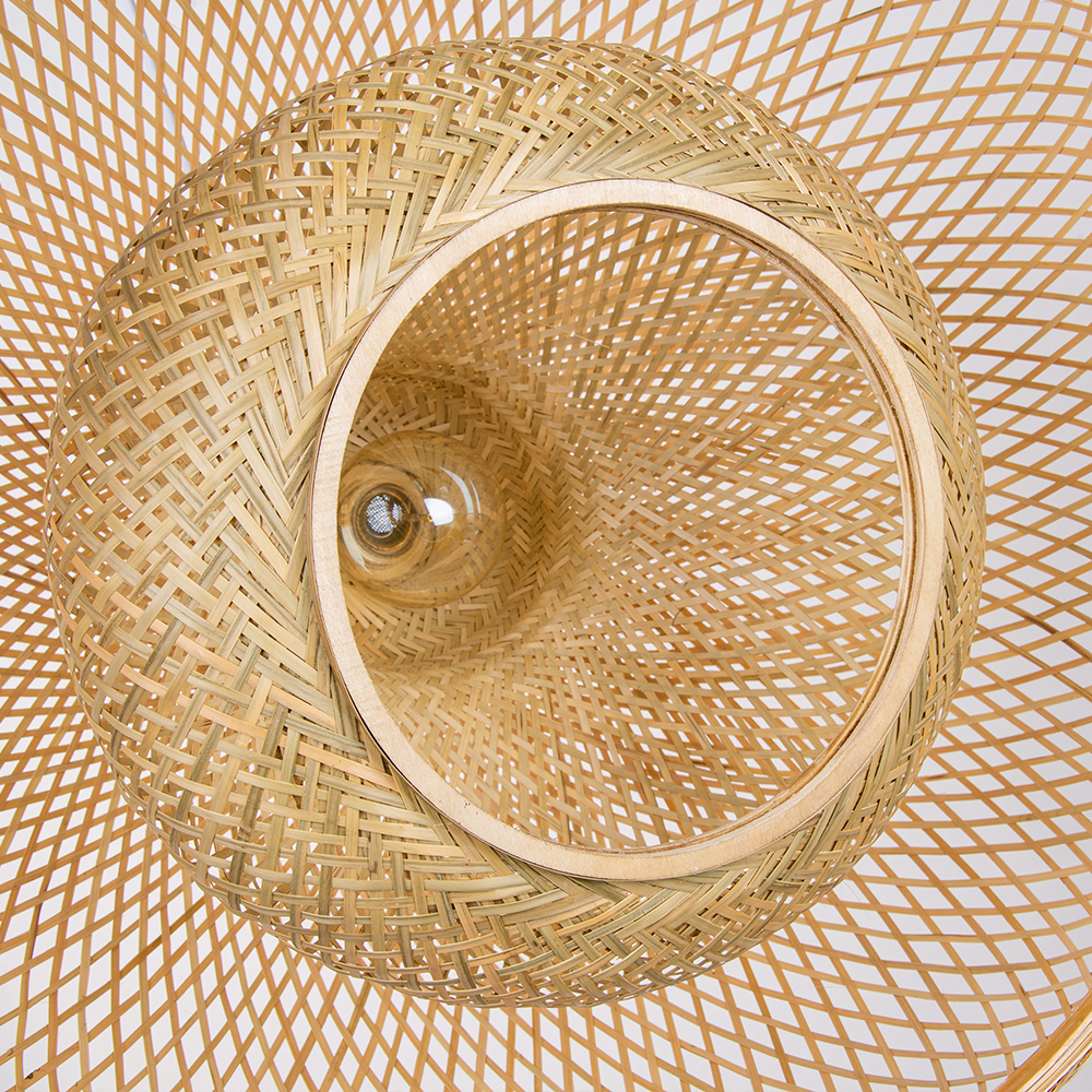 Wicker Chandelier Lighting Pendant Lamp Bamboo Pendant Light -labpiecesign
