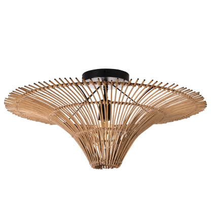 Wabi-sabi Japanese style  Pendant Light Rattan Ceiling Lampshade-labpiecesign