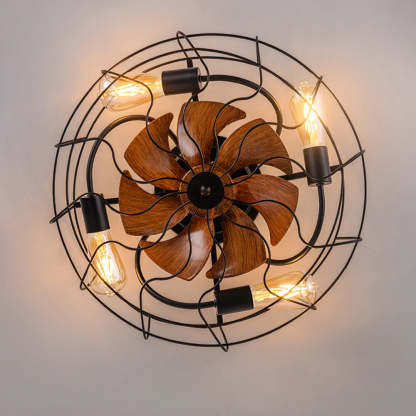 Remote Control 20in industrial Bladeless Ceiling Fan-labpiecesign