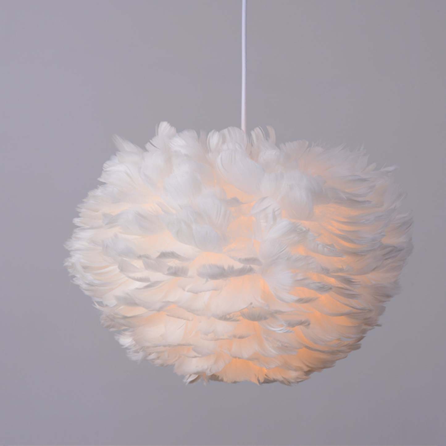 Nordic Design Feather Pendant Lights Lighting Fixture For Bedroom