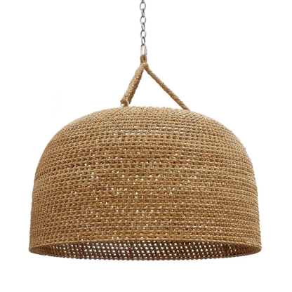 Japanese Wabi-sabi Restaurant Rope Pendant Light-labpiecesign