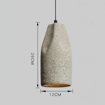 Nordic Nostalgic Industrial Wind Cement Chandelier-labpiecesign
