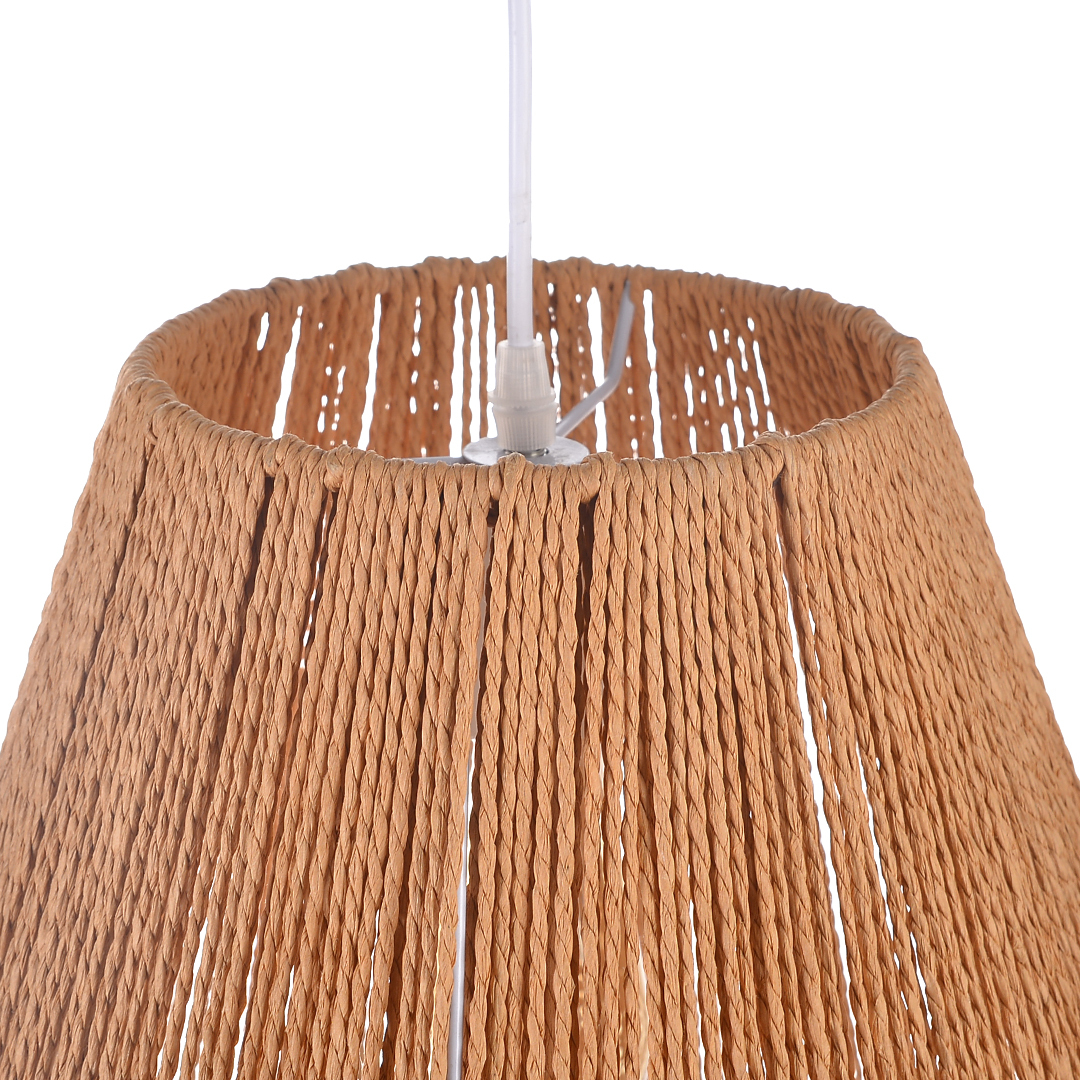 Bohemian Style Hemp Rope Pendant Light For Kitchen-labpiecesign