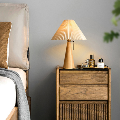 Japanese Retro Bedroom Bedside Table Lamp-labpiecesign