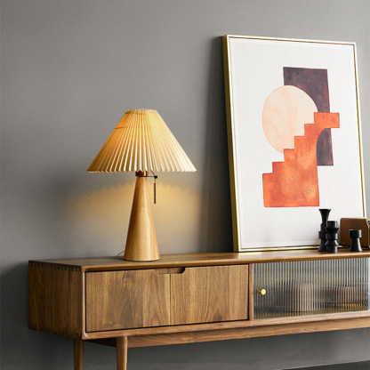Japanese Retro Bedroom Bedside Table Lamp-labpiecesign