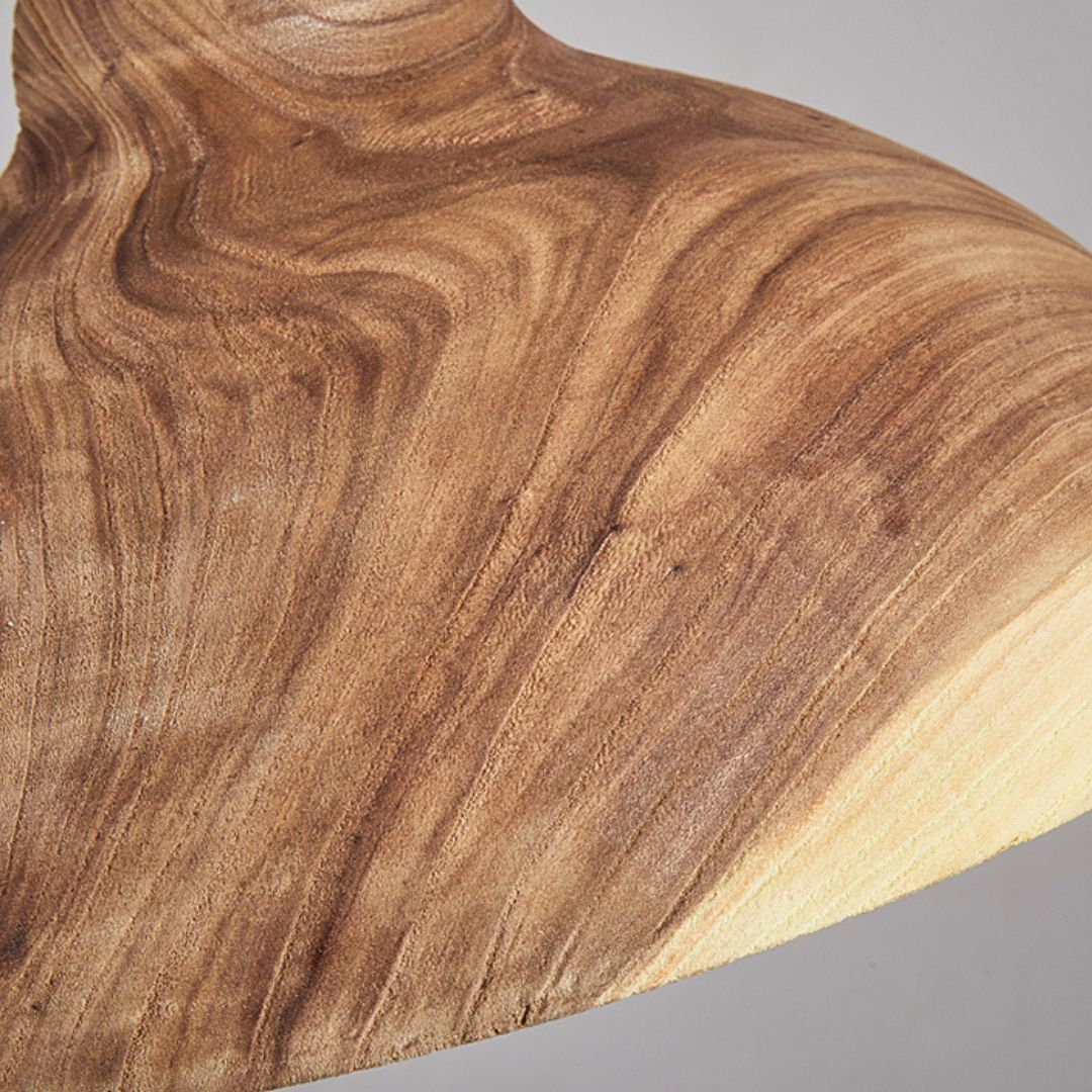 Japanese modern minimalist dining table bar wooden pendant lamp solid wood lamp-labpiecesign