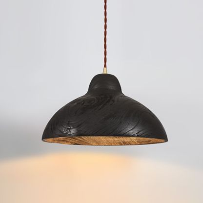 Japanese modern minimalist dining table bar wooden pendant lamp solid wood lamp-labpiecesign