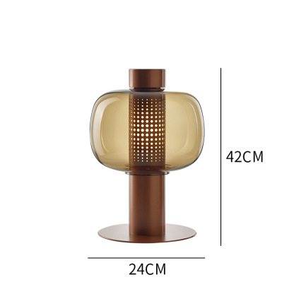 Modern Minimalist Creative Glass Table Lamp Light Luxury Desk Lamp-labpiecesign