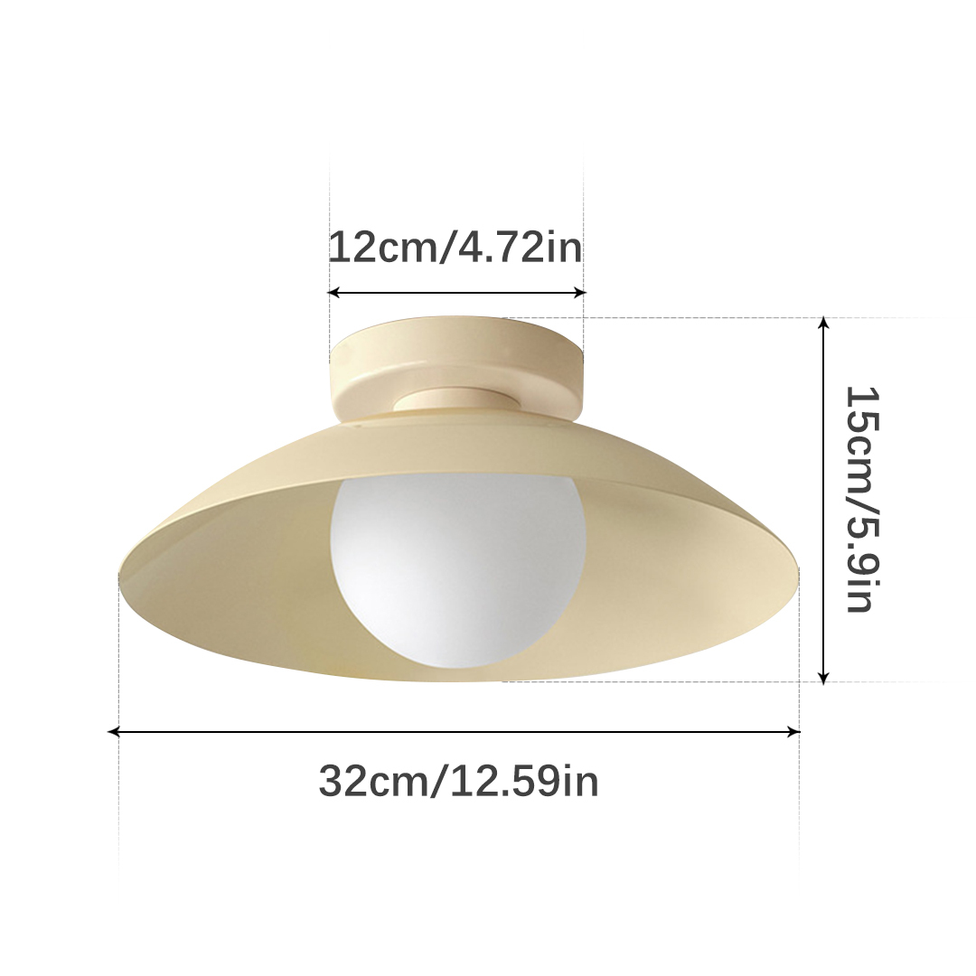 Medieval Cream Style Creative Warm Simple Modern Balcony Ceiling Lamp-labpiecesign