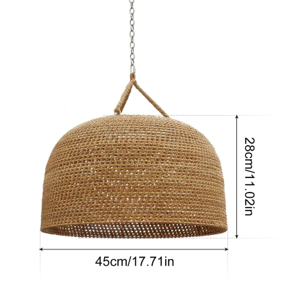 Japanese Wabi-sabi Restaurant Rope Pendant Light-labpiecesign