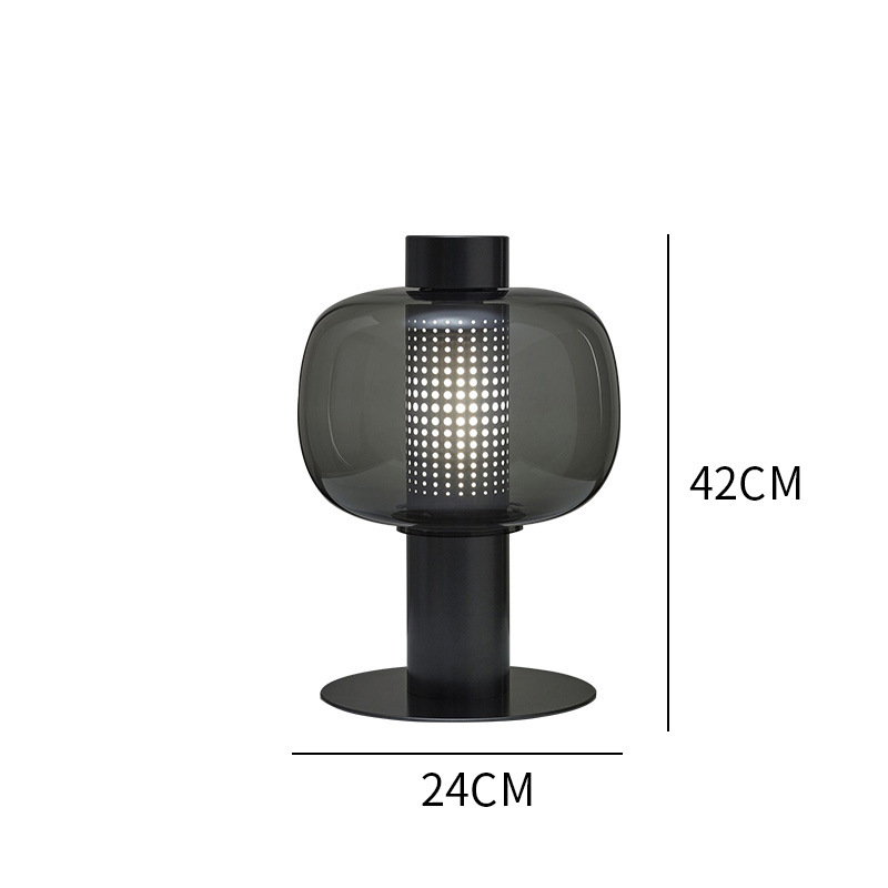 Modern Minimalist Creative Glass Table Lamp Light Luxury Desk Lamp-labpiecesign
