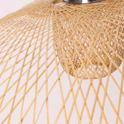 High Quality Creative Wicker Bamboo Pendant Light-labpiecesign