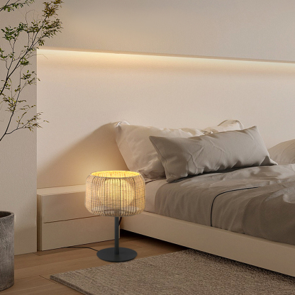 Art Japanese Rattan Pendant  Light Outdoor Waterproof Rattan lamp-labpiecesign